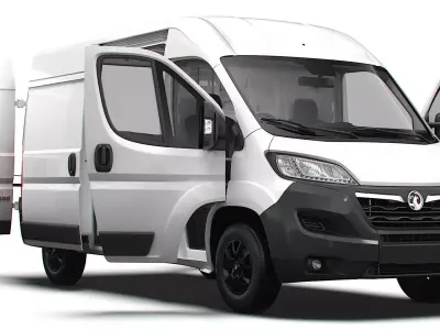 Vauxhall Movano Van L2H2 HQ Interior 2023 3D model