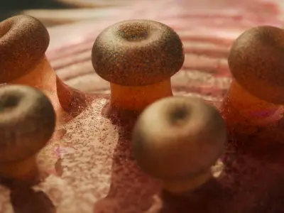 Opabinia Low-poly 3D model