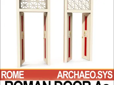 Roman Door Aa 3D model