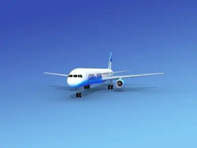 Boeing 757-300 Caribbean Charters 3D model