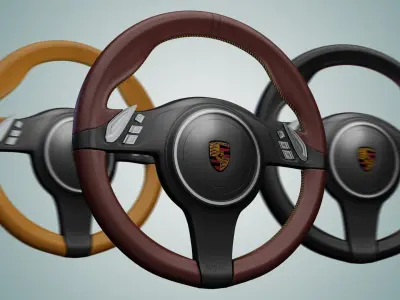 Steering Wheel  Free 3D model