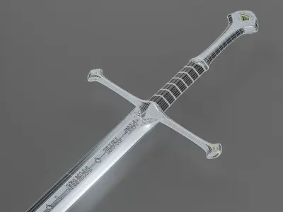 The Anduril Sword 3D model