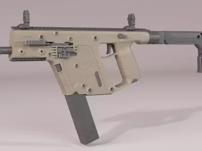 Kriss Vector SBR Low-poly 3D model