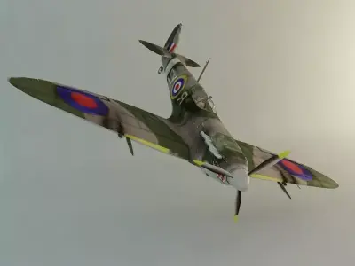 SpitFire MKII 3D model