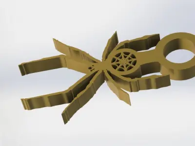 Spider Pendant Spider Web 3D print model