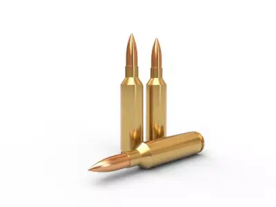 270 Winchester SM Ammo Low-poly 3D model