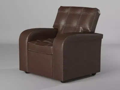 Chair Leathe Free 3D model