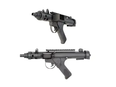 MK7 Sterling Submachine gun 3D model