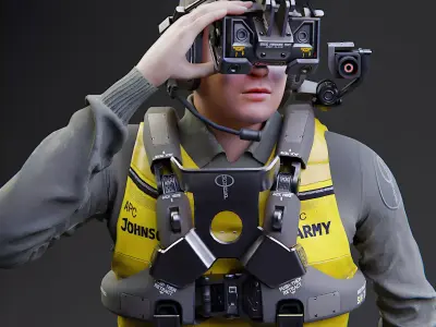 Combat Engineer Free 3D model