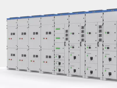 Complete Panels electricity cupboard 3D model