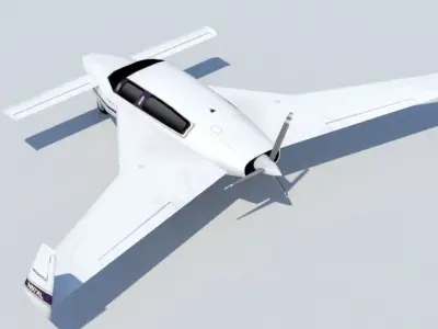 Velocity XL static low poly  Low-poly 3D model