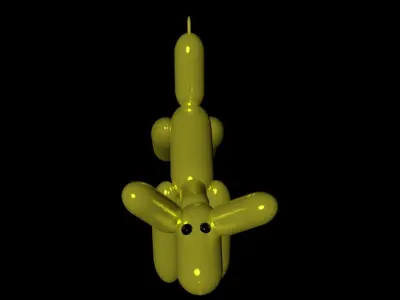 ballon dog 3D model