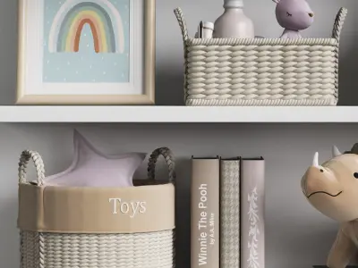 Kids Room Decor 06 3D model