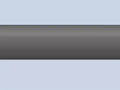 Bolt Partial Thread Hexagonal Head M14x130mm 3D model