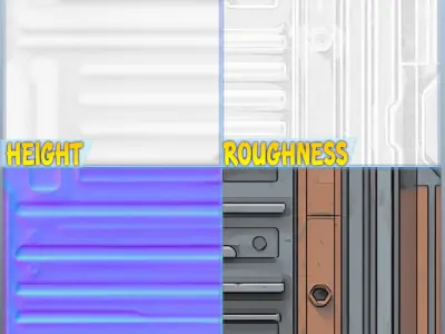 SciFi Seamless Texture Texture 83