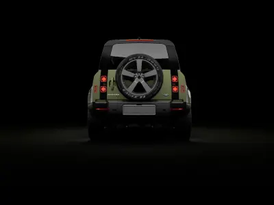 Land Rover Defender Free 3D model