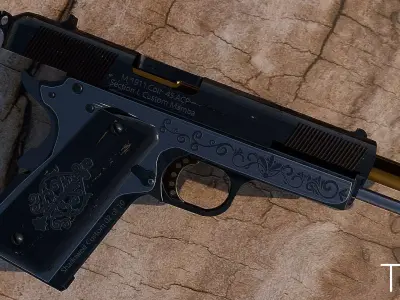 Colt 1911 Pistol 3D model