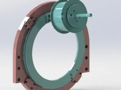 Twister packaging machine module 3D model