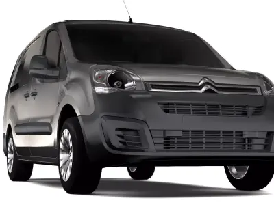 Citroen Berlingo Van L2 Full Electric 2017 3D model