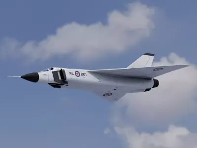 CF-105 Avro Arrow 3D model