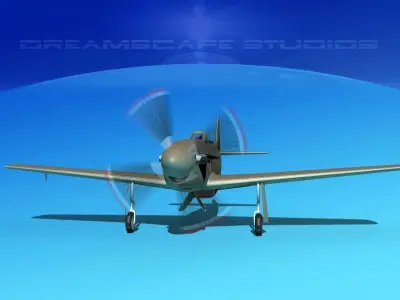 P-51 Mustang Sport V09 3D model