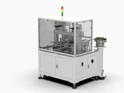 Automatic Plug-in Induction Vibration Feeding Soldering Machine 3D model