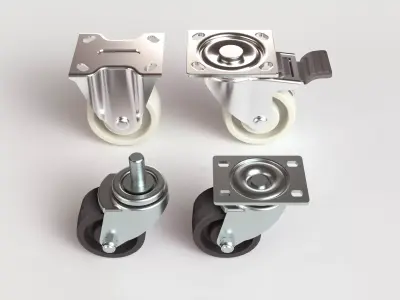 Industrial wheels 3D model