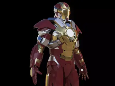 Iron Man Mark 17 HeartBreaker 3D model