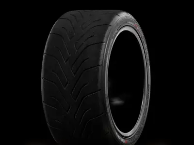 Yokohama Advan A048 After Track 3D model