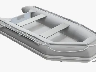 Boat inflatable 03 3D model