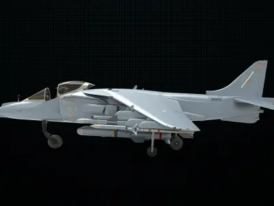 Harrier Jump Jet 3D model