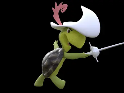 Touche Turtle 3D model