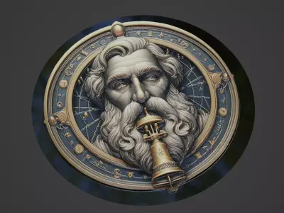 Pisagor Medallion 3D print model