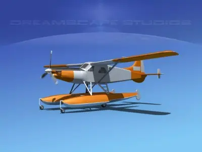 DeHavilland DHC-2 Turbo Beaver V04 3D model