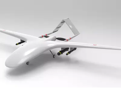 Military UAV Drone 3D model