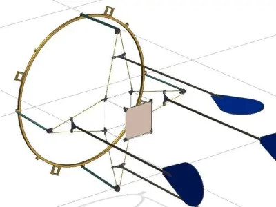 Air jelly fish Free 3D model