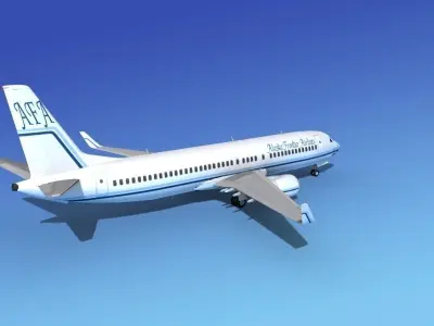 Boeing 737-800 Alaskan Frontier 3D model