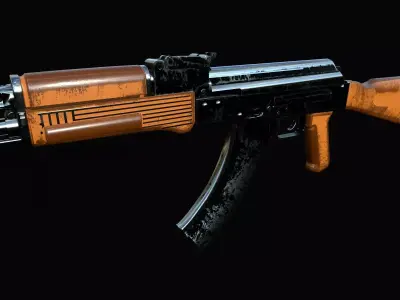 AKM-103 ak - rifle Low-poly 3D model