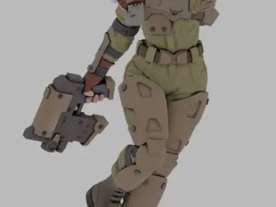 ranger squad 3D Model Pack