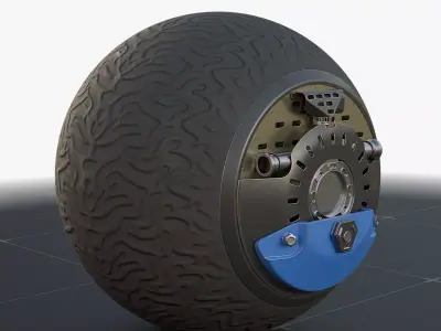 RT-G spherical robot 3D model