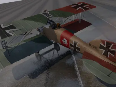 Albatros D-2 3D model