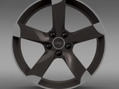 Audi R8 Spyder rim 3D model