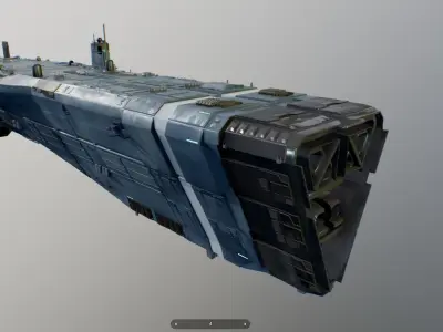 spaceship b04 3D model