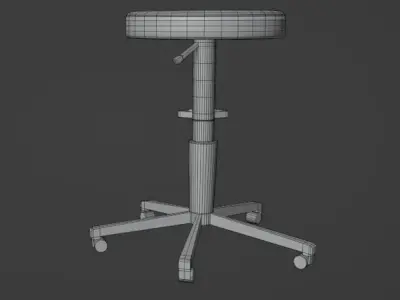 Modern  Chair 3D model 2