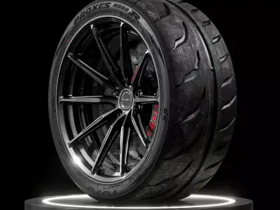 Toyo Proxes R888R 265 30 ZR19 93Y XL 100AAA 3D model