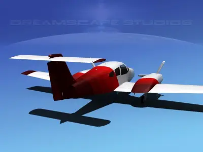 Piper PA-44-180 Seminole V13 3D model