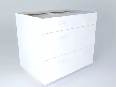 DB3D5 box with light Free 3D model