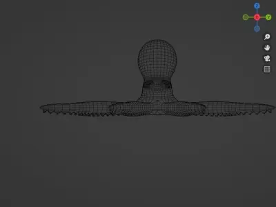 Blender Rigged Octopus 3D model