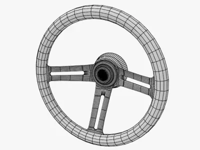 California Metal Flake Steering 3D model