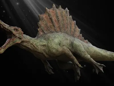 Spinosaurus - Spino Dinosaur Low-poly 3D model